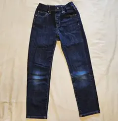 美品 UNIQLO スリムフィット 長ズボン キッズジーンズ 130