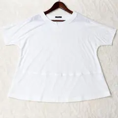 PISANO ホワイト Vネック Tシャツ 半袖のサムネイル