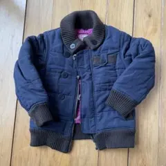 F.O.KIDS 中綿　ボア　コート 120 ネイビー　男の子　女の子　あったか