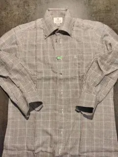 LANVIN チェック柄 長袖 シャツ 秋冬素材 最終値下げ