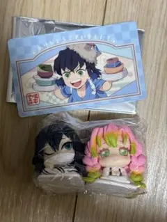 鬼滅の刃　甘露寺蜜璃/伊黒小芭内/嘴平伊之助　きめつ食堂特典のカード/おねむたん