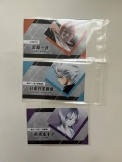 BLEACH黒崎一護 日番谷冬獅郎 朽木ルキア 名刺カード