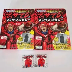 マッサマンカレー 空き箱2箱＋マッサマンシール2枚 セット スノーマン