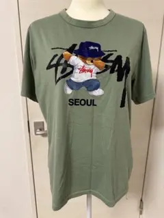 STUSSY SEOUL ベア グラフィック Tシャツ
