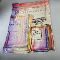 CHANEL No.5 香水柄パフュームボトル柄 大判ストールのサムネイル