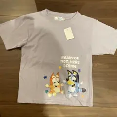 新品タグ付き ブルーイ Tシャツ　パープル