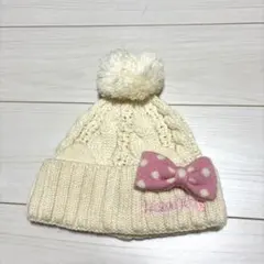 ハローキティ　ニット帽　耳付き　☆サンリオ
