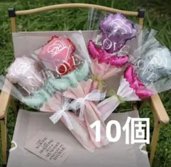 バルーンブーケ　花　バラ　10個　セット　お祝い　風船　入学　母の日　プレゼント