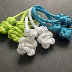 【6個セット】パラコード ジッパータブ キャンプ リュック 登山 ファスナー