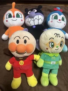 アンパンマン ぬいぐるみ 5体セット