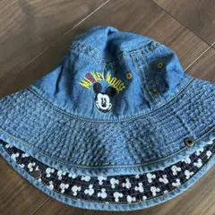 ミッキーマウス デニムバケットハット 52CM