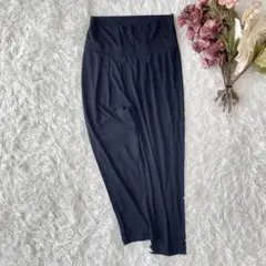 ICB ストレッチパンツ（S）テーパード　イージー　タック　ヨガ