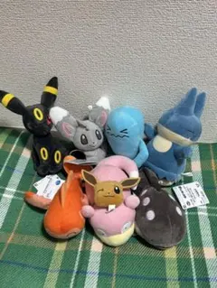 ポケモン ぬいぐるみ 7体セット＋キーホルダー