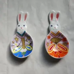 うさぎのお雛様　スプーンレスト