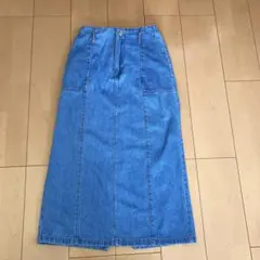 JAYRO デニムロングスカート Mサイズ スリット入りのサムネイル