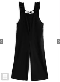 【新品未使用】GRL ショルダーフリルバックリボンオールインワン