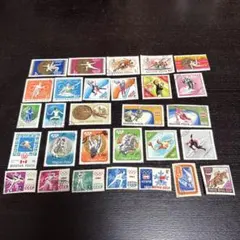 使用済み切手　オリンピック　29枚セット　ハンガリー・ソ連　外国切手　記念切手