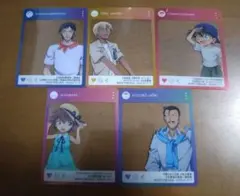 名探偵コナン アニメイト特典 クリアカード全5種セット