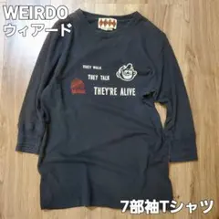 WEIRDO ウィアード 7分袖 Tシャツ バッグプリント バイカー アメカジのサムネイル