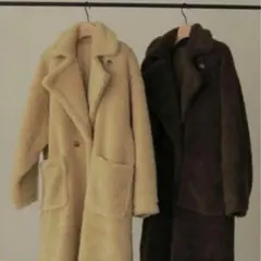 olun オルンloose 2way boa coat/ルーズ2wayボアコート - メルカリ