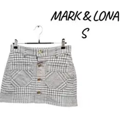 MARK & LONA チェック柄スカート S