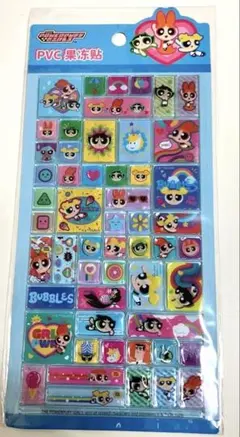 〈1/14出品終了〉パワーパフガールズ　タイルシール　在庫ラスト