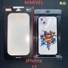 MARVELiPhone13専用 iiiifit クリアケースマーベルヒーローズのサムネイル