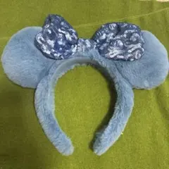 ミッキーマウス型カチューシャ 青色