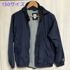 【GAP】ネイビー フード付きウィンドジャンパー 150 男の子