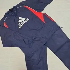 セットアップ　アディダスadidasジャージ、ネイビー紺