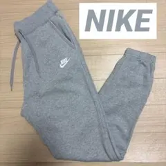美品 ナイキ レディース ジョガーパンツ Mサイズ グレー ワンポイント