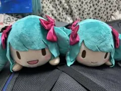 初音ミク 寝そべりぬいぐるみ 2点セット