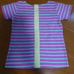 LAGOM ボーダーTシャツ 120cmのサムネイル
