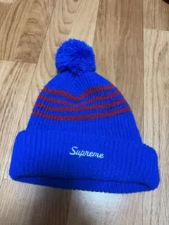 supreme ビーニー ニット帽 紺 ネイビー パフダディー 着用モデル
