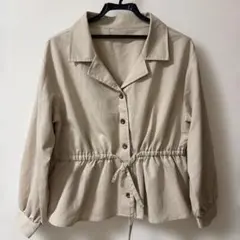 Emsexcite エムズエキサイト　トップス　ジャケット　ウエストギャザー