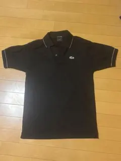 限定 LACOSTE ポロシャツ 金ワニ 黒 ÉDITION LIMITÉE