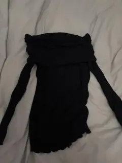 ZARA オフショル トップス ブラック 黒