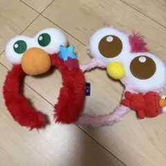 USJ ユニバ　カチューシャ　エルモ　モッピー