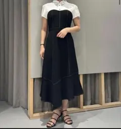 laubeblanc Asymmetric Lace Panel Dress - メルカリ