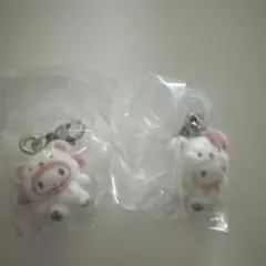 サンリオ　めじるしアクセサリー　ふわふわスノー　キティちゃん　マイメロ