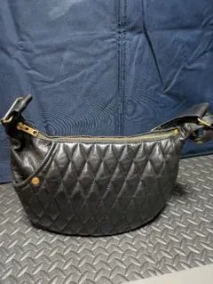 【美品】schott パテッドバナナレザーショルダーバッグ