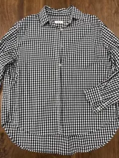 ギンガムチェック 長袖シャツ