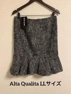 【新品・タグ付き】Alta Qualita ツイード マーメイドスカート LL