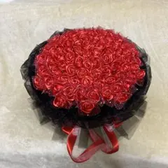101本赤いバラブーケ 枯れない薔薇プレゼント お祝い特別な日特別な人Φ50cm