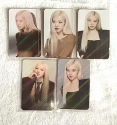 BLACKPINK　ロゼ　ROSE トレカ 韓国限定 5枚セット No.357