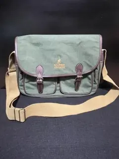 【美品】U.S. POLO ASSN. ショルダーバッグ 大容量 カーキ