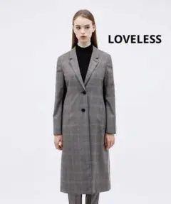 LOVELESS サイドライン バイカラー チェスター　サイズ38のサムネイル