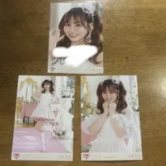 LOVE 大場花菜 直筆サイン入り生写真 イコラブ お姫様の作り方 ヨリ