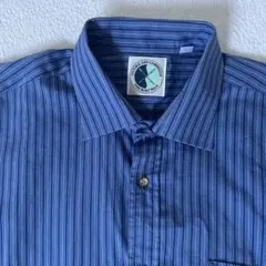 OXFORD AND CAMBRIDGE 長袖ストライプシャツＬＬサイズ