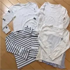 140㎝女の子 長袖Ｔシャツ４枚セット  ZARA、ブランシェスなど